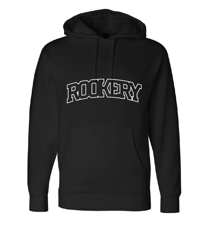ROOKERY ROOKERY - UNIVERSITY HEAVYWEIGHT HOODIE (BLACK)