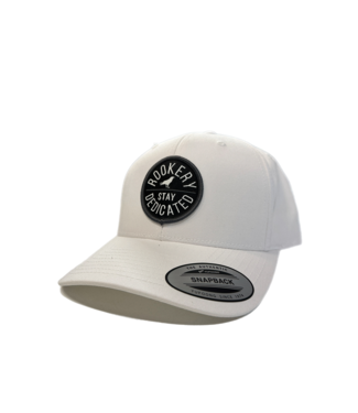 ROOKERY ROOKERY - CIRCLE CURVED SNAPBACK CAP (WHITE)