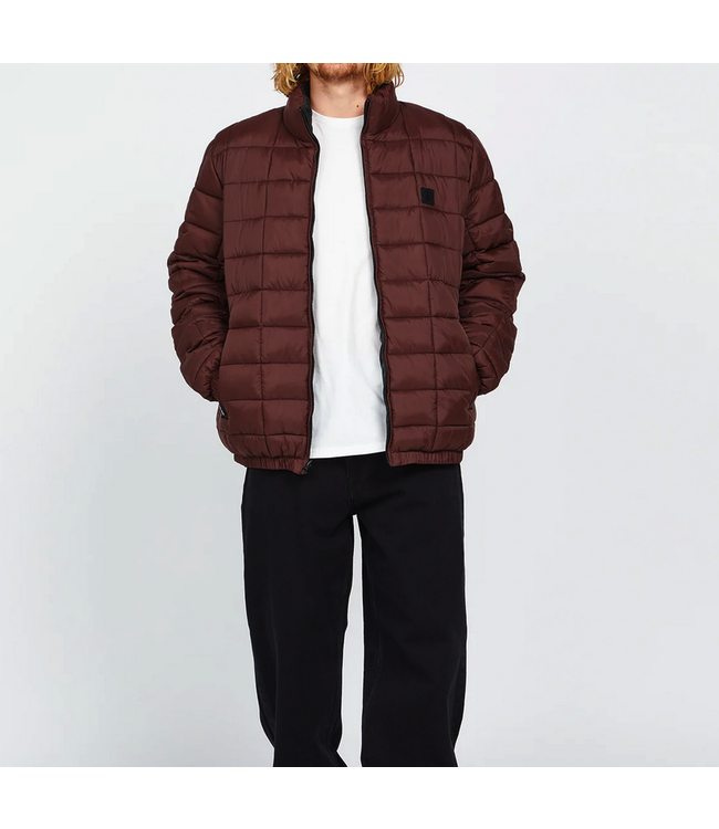 VOLCOM VOLCOM - WALLTZERD REVERSIBLE JACKET (MAHOGANY)