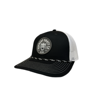ROOKERY ROOKERY - TIGER TRUCKER CORD CAP (BLACK/WHITE)