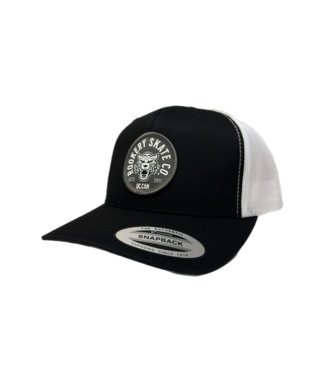ROOKERY ROOKERY - TIGER TRUCKER CAP (BLACK/WHITE)