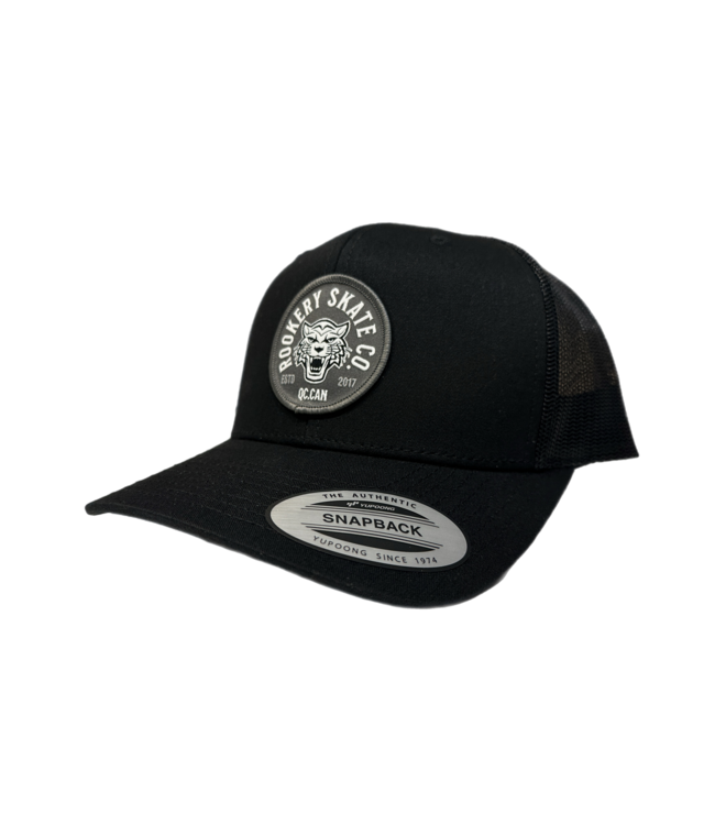 ROOKERY ROOKERY - TIGER TRUCKER CAP (BLACK)