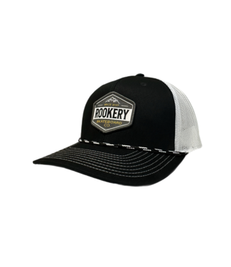 ROOKERY ROOKERY - ROCKIES TRUCKER CORD CAP (BLACK/WHITE)