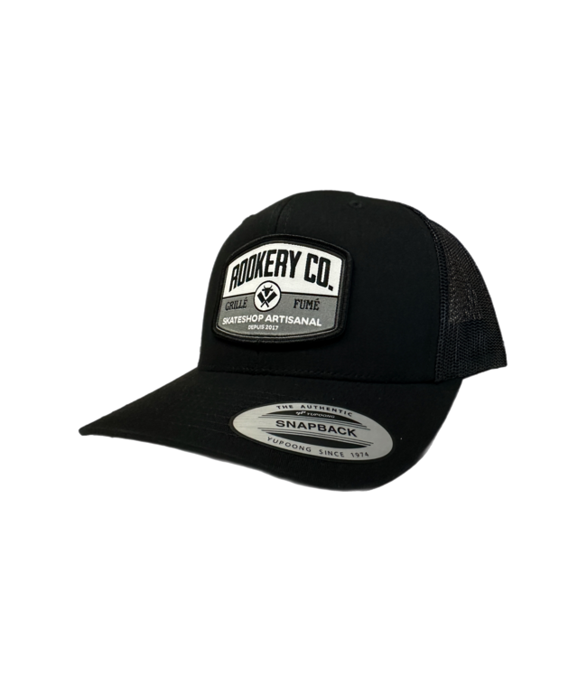 ROOKERY ROOKERY - ARTISANAL CASQUETTE TRUCKER (NOIR)