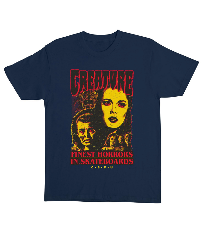CREATURE CREATURE - PREQUEL T-SHIRT (BLEU MARINE)