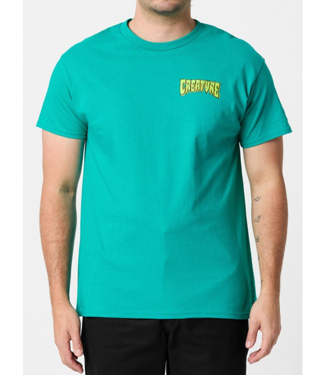 CREATURE CREATURE - SPILL LOGO TEE (JADE DOME)