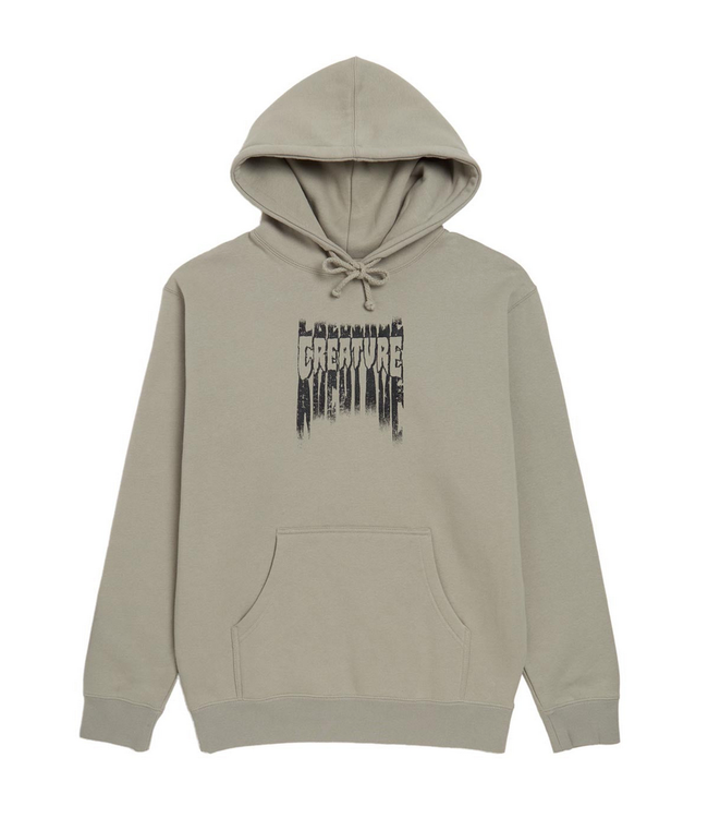 CREATURE CREATURE - TATTERED SWEAT À CAPUCHE (CIMENT)