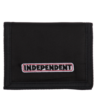 INDEPENDENT INDEPENDENT - BAR LOGO VELCRO WALLET (BLACK)