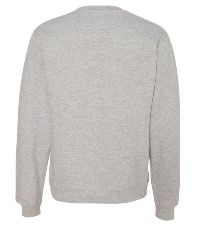 ROOKERY ROOKERY - SMALL LOGO MEDIUM  WEIGHT CREWNECK (HEATHER GREY)