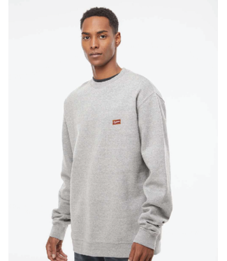 ROOKERY ROOKERY - LABEL CREWNECK (GREY HEATHER)