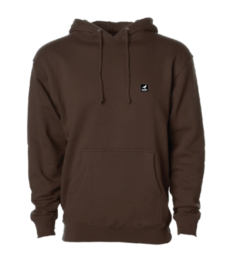ROOKERY ROOKERY - SMALL PATCH HEAVYWEIGHT HOODIE (CHOCOLATE)