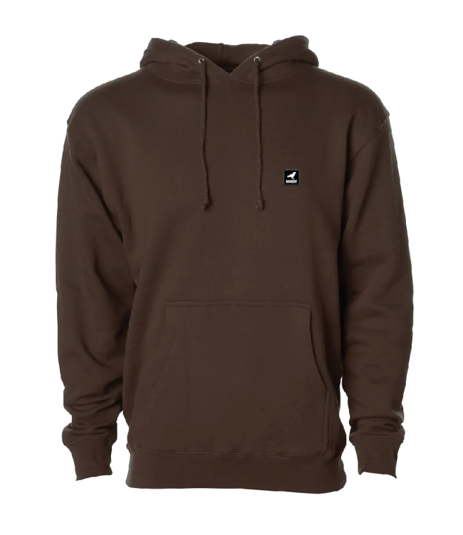 ROOKERY ROOKERY - SMALL PATCH HEAVYWEIGHT HOODIE (CHOCOLATE)