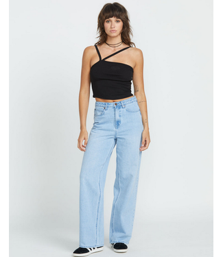 VOLCOM VOLCOM - STONED BF TAILLE HAUTE DENIM (OISEAU BLEU)