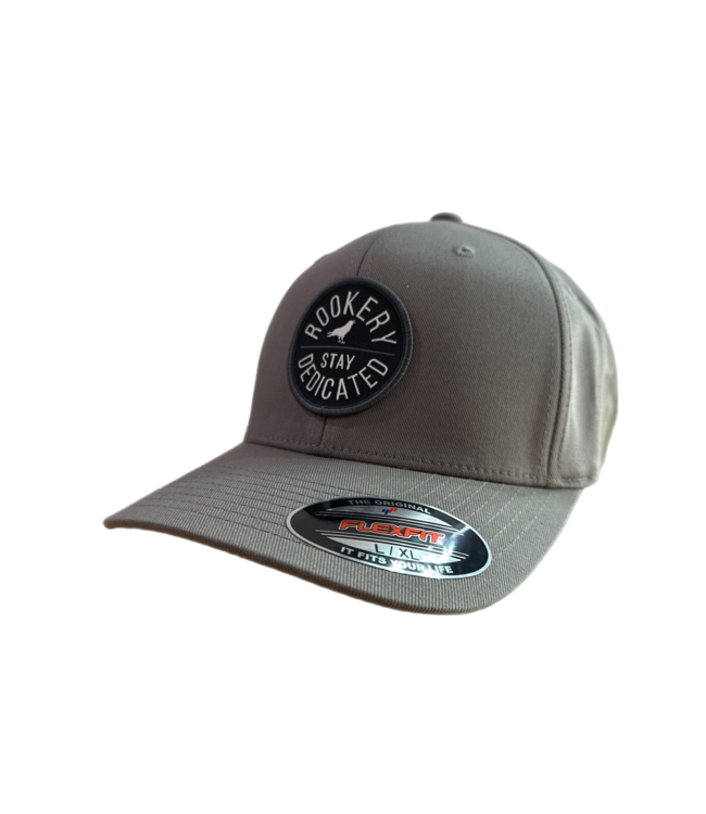 ROOKERY ROOKERY - CIRCLE FLEXFIT CAP (GREY)