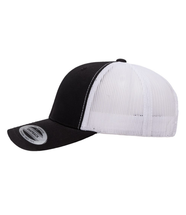 ROOKERY ROOKERY - TIGER TRUCKER CAP (BLACK/WHITE)