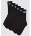 VANS VANS - CLASSIC CREW SOCK 6 PACK (BLACK)