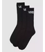 VANS VANS - CLASSIC CREW SOCKS 3 PACK (BLACK)
