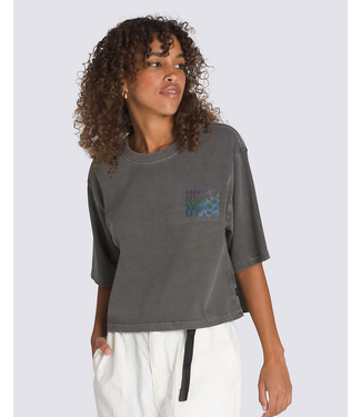 VANS VANS - MTE WILDTHORN T-SHIRT COURT RÉFLÉCHISSANT BOXY (NOIR DÉLAVÉ)