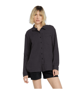 VOLCOM VOLCOM - LIL BUTTON UP L/S SHIRT (VINTAGE BLACK)