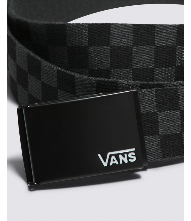 VANS VANS - DEPPSTER II CEINTURE EN TOILE (ANTHRACITE/DAMIER NOIR)