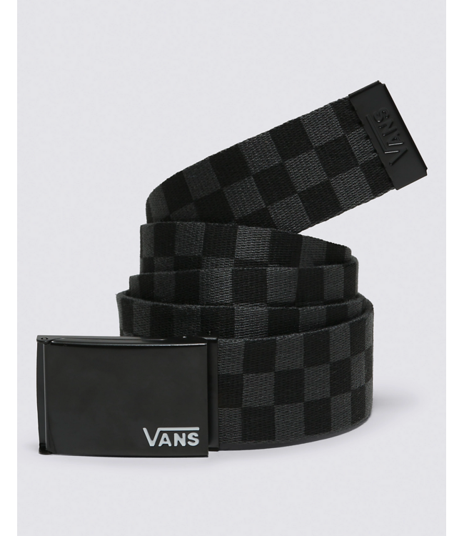 VANS VANS - DEPPSTER II CEINTURE EN TOILE (ANTHRACITE/DAMIER NOIR)