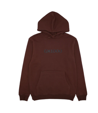 GX1000 GX1000 - OG LOGO HOODIE (BROWN/ BLACK)