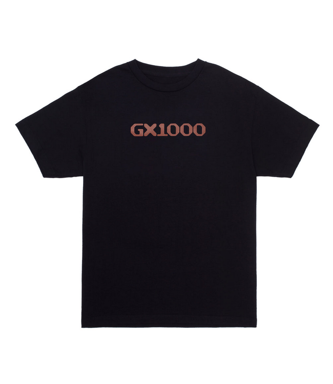 GX1000 GX1000 - OG LOGO TEE (BLACK/ BROWN)