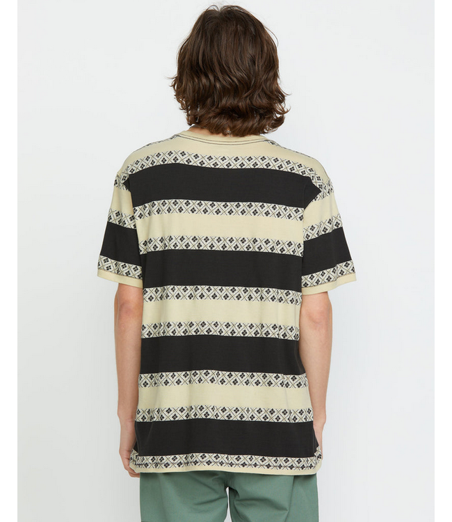VOLCOM VOLCOM - IRON STONE T-SHIRT RAYURES (STEALTH)