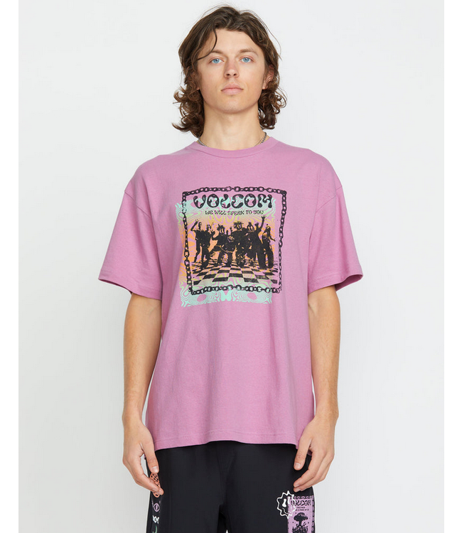 VOLCOM VOLCOM - RYGALSKI T-SHIRT (VIOLET ACIER)