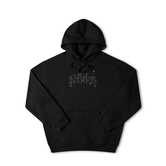 FORMER - PUNCTURE SATIN HOODIE (BLACK)