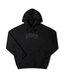 FORMER FORMER - PUNCTURE SATIN HOODIE (BLACK)