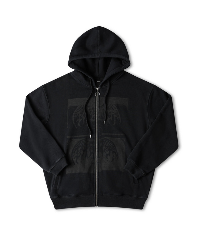 FORMER FORMER - COMPLICRUX ZT HOODIE (WORN BLACK)