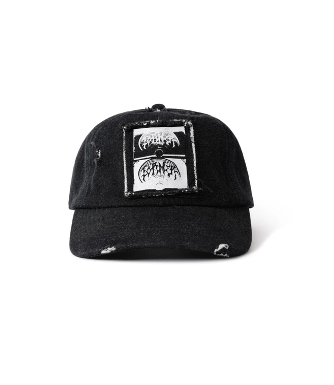 FORMER FORMER - COMPLICRUX CASQUETTE EN JEAN (NOIR DÉLAVÉ)