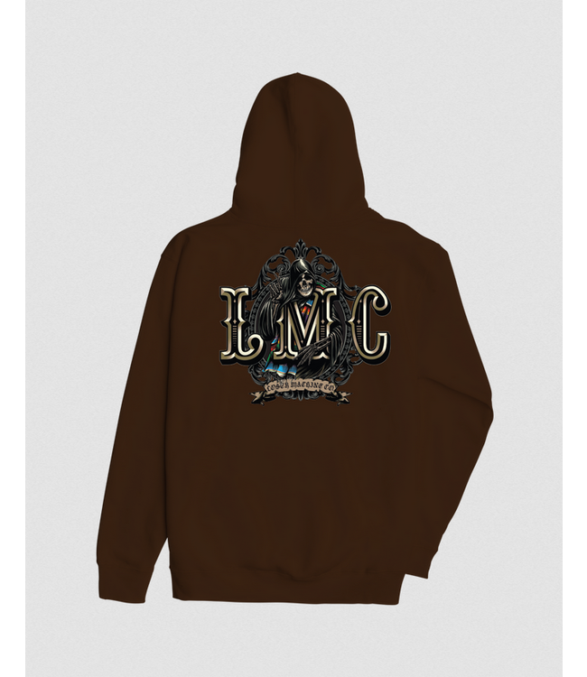 LOSER MACHINE LOSER MACHINE - DEVIATION SWEAT À CAPUCHE (MARRON)