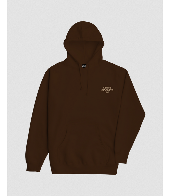 LOSER MACHINE LOSER MACHINE - DEVIATION SWEAT À CAPUCHE (MARRON)