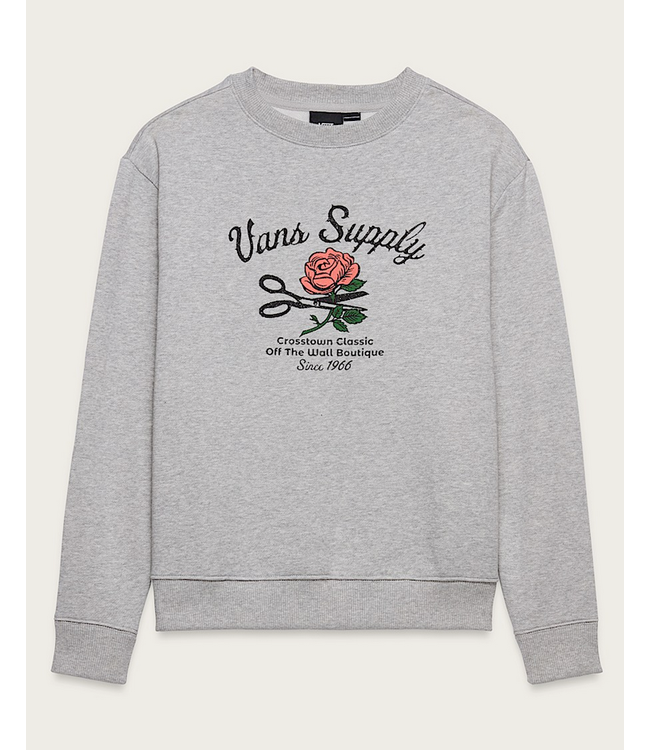 VANS VANS - SUPPLY BOUTIQUE CREWNECK (CEMENT HEATHER)