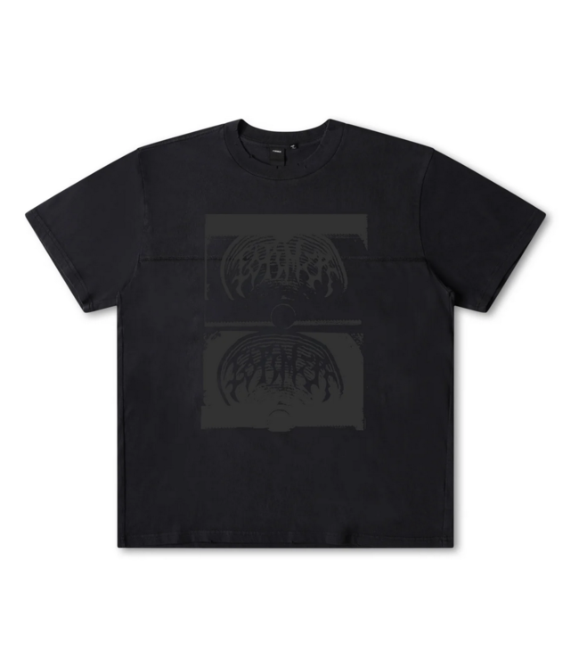 FORMER FORMER - COMPLICRUX TEE (BLACK OVERDYE)