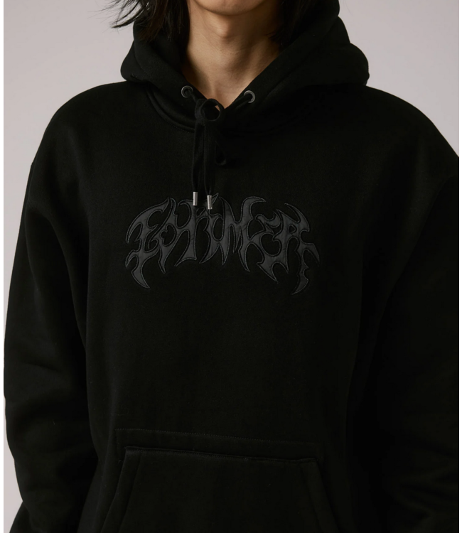 FORMER FORMER - PUNCTURE SWEAT À CAPUCHE SATIN (NOIR)