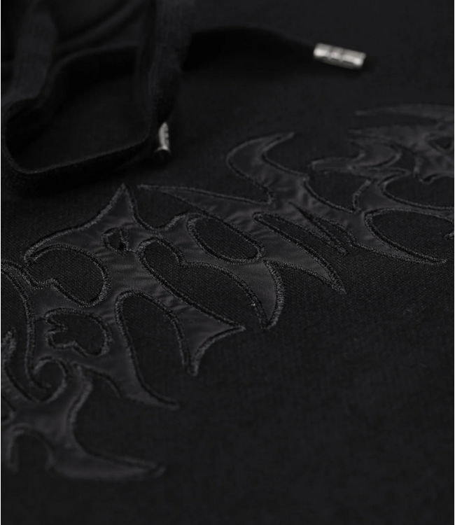 FORMER FORMER - PUNCTURE SWEAT À CAPUCHE SATIN (NOIR)