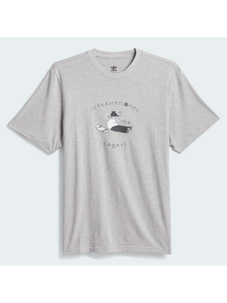 ADIDAS ADIDAS - HJ STRETCH T-SHIRT (GRIS CHINÉ)