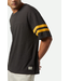 BRIXTON BRIXTON - VINTAGE FOOTBALL MESH JERSEY (WASHED BLACK/ RAY)