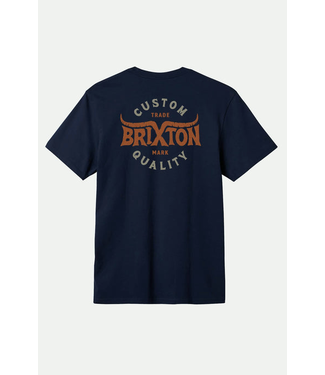 BRIXTON BRIXTON - GIBSON TEE (WASHED NAVY)