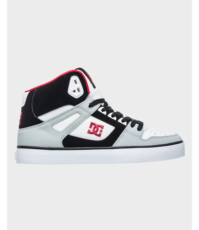 DC SHOES DC SHOES - PURE HIGH TOP (GREY/ BLACK/ WHITE/ RED)