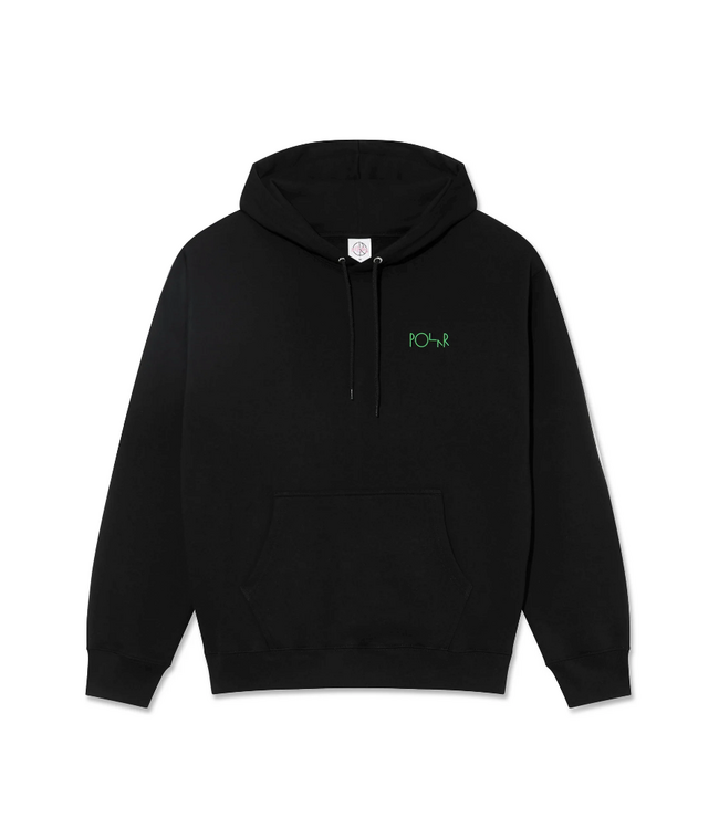 POLAR POLAR - DAVE HOODIE FILL LOGO OURSELVES COLLAGE (NOIR)