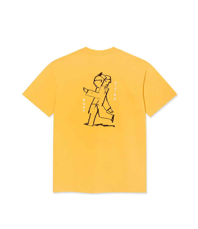 POLAR POLAR - DUAL LIVING T-SHIRT (JAUNE)
