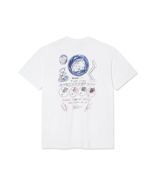 POLAR POLAR - SOCIAL SIDE TEE (WHITE)
