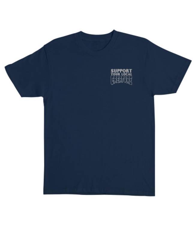 CREATURE CREATURE - PATENT T-SHIRT (MARINE)