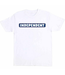 INDEPENDENT INDEPENDENT - BAR LOGO T-SHIRT (BLANC/MARINE)