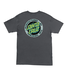 SANTA CRUZ SANTA CRUZ - CARVED MFG TEE (CHARCOAL)