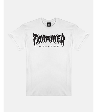 THRASHER THRASHER - METAL TEE (WHITE)